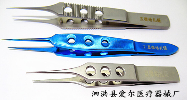 爱尔-显微结扎镊/有齿镊 直/弯1x2齿，长直1x2/短直1x2